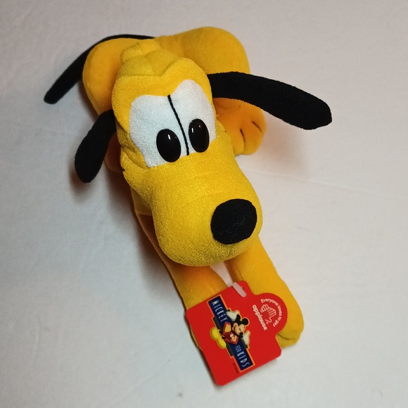 New Vintage Disney Applause 8" Pluto Dog Plush Stuffed Animal - Picture 4 of 8